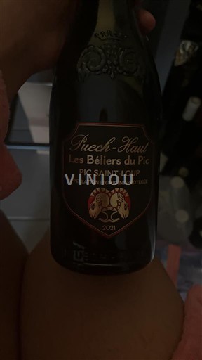 Viinit Rouge sec Les Béliers du Pic Rieut-Haut 2021 Ranska Languedoc Pic-saint-loup AOC