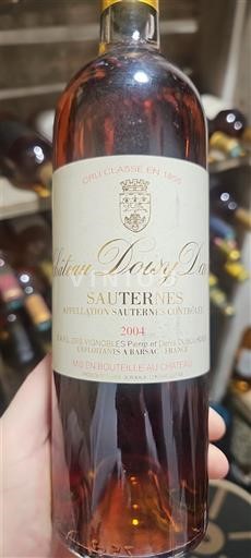 Bordeaux Sauternes Grand Cru Château Doisy-Daëne 2004