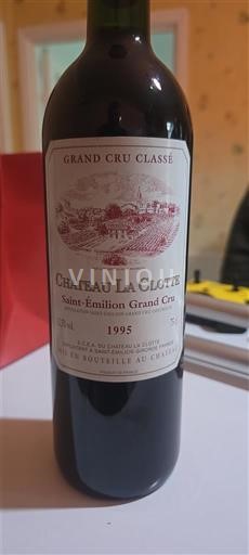 Bordeaux Saint-Émilion Grand Cru Grand Cru Classé Château La Clotte 1995