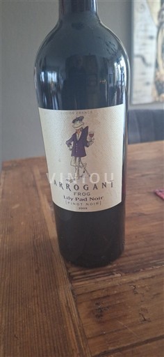 Languedoc in Roussillon Pays d'Oc Arrogant Frog Lily Pad Noir 2009
