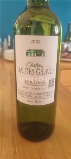 Bordeaux Château Hautes Graves 2024