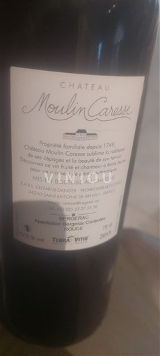 Sud-Ouest Bergerac Château Moulin Caresse 2013