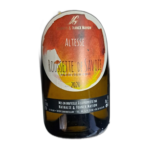 Saboya y Bugey Roussette de Saboya Domaine Franck Masson 2020