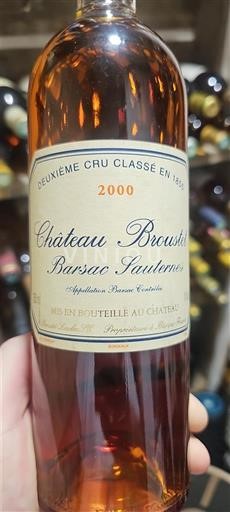 Bordeaux Barsac Château Broustet 2000