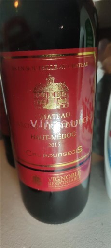 Bordeaux Haut-Médoc Château Clos Fontaineault 2015