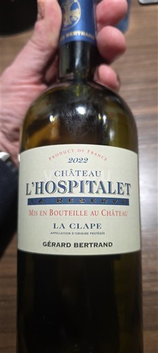 Languedoc La Clape Château L'Hospitalet Réserve 2022