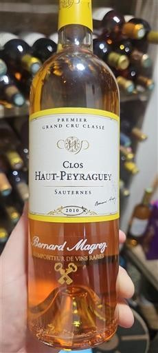 Bordeaux Sauternes Premier Cru Clos Haut-Peyraguey 2010