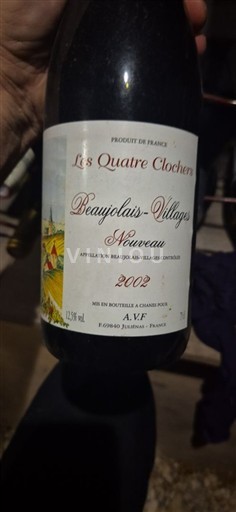 Beaujolais Beaujolais Villages Les Quatre Clochers 2002