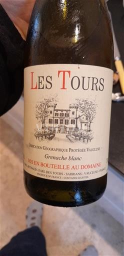 Valle del Ródano Ventoux Domaine Les Tours 2015
