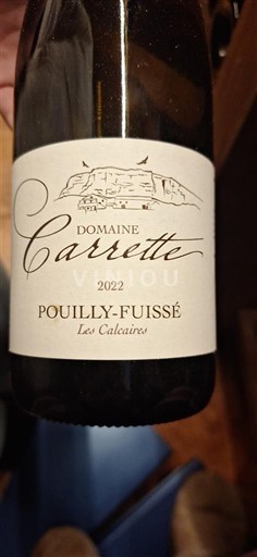 Burgundy Pouilly-Fuissé Domaine Carrette Les Calcaires 2022