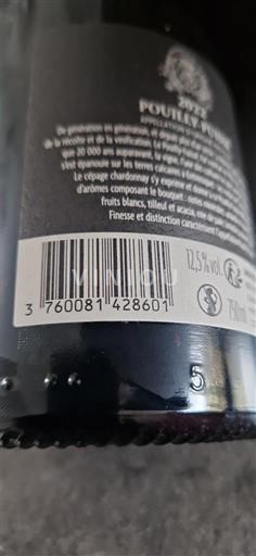 Burgundy Pouilly-Fuissé Maison Guillot 2022