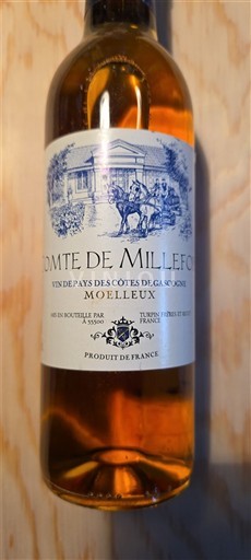 Sud-Ovest Côtes de Gascogne Comte de Millefort Senza annata