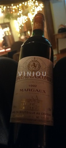 Bordeaux Margaux Grand Cru Château Lascombes 1992