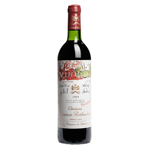 Bordeaux Pauillac Château Mouton Rothschild 1989