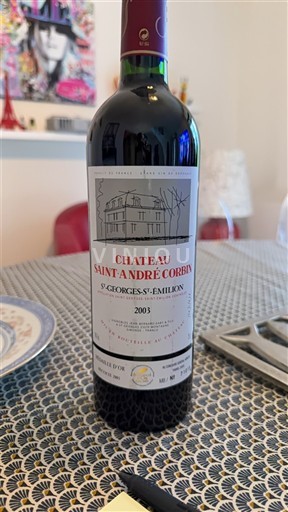 Burdeos Saint-Georges-Saint-Émilion Château Saint André Corbin 2003