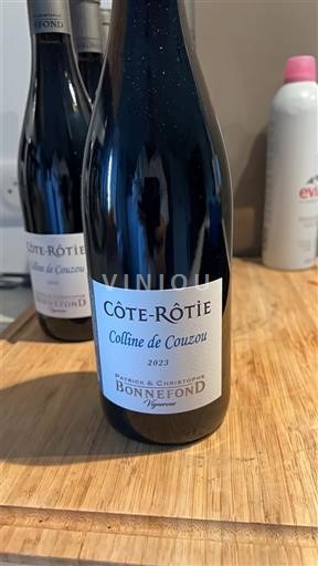 Rhônedalen Côte-rôtie Patrick et Christophe Bonnefond Colline de Couzou 2023