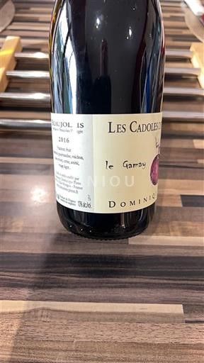 Vina Rouge sec Les Cadolettes Dominique Piron 2016 Francija Beaujolais AOC