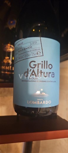 Sicily Lombardo Grillo d'Altura 2022