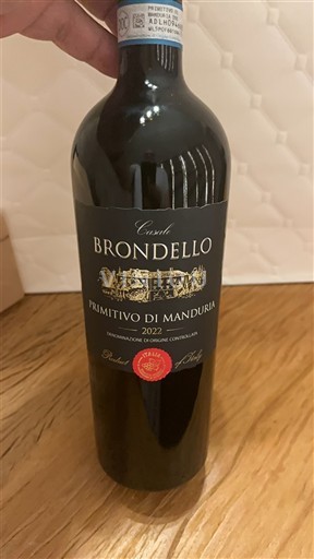Puglia Primitivo di Manduria Conte Brondello 2022