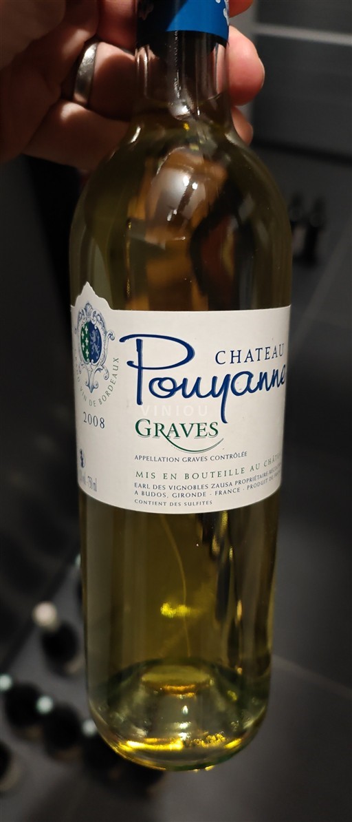 Bordeaux Graves Château Pouyanne 3,9 sur Vivino 2008