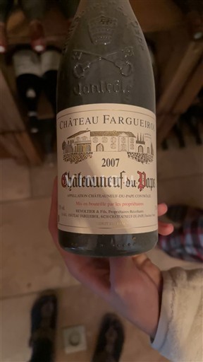Rhônen laakso Châteauneuf-du-Pape Château Fargueirol 2007