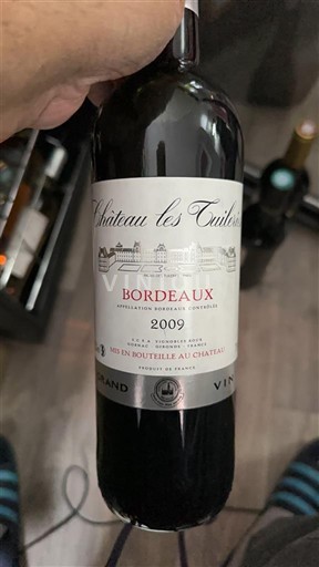 Bordéus Château Les Tuillères 2009