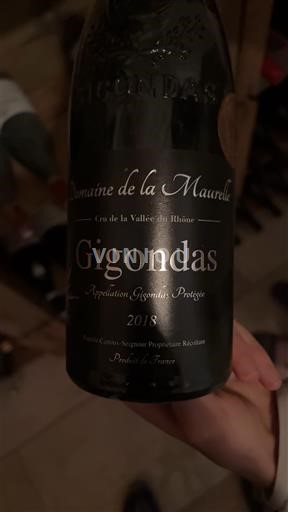 Rhône-dalen Gigondas Domaine La Maurelle 2018