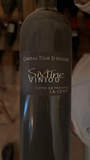 Wijnen Rouge sec Sixtine Château Tour Saint Honoré 2011 Frankrijk Provence Niet gespecificeerd AOC