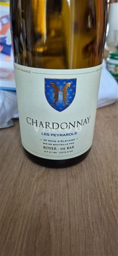 Champagne Coteaux-champenois Boyer de Bar Les Peyrarols Không niên vụ