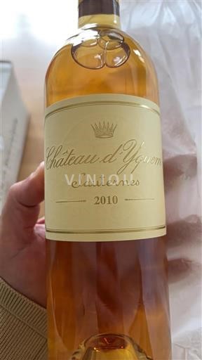 Bordeaux Sauternes Premier Cru Supérieur Château Yquem 2010