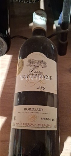 Bordeaux Château Fontbonne Marie 2009