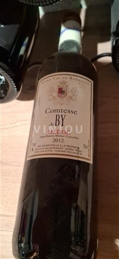 Bordeaux Médoc Comtesse de By 2012