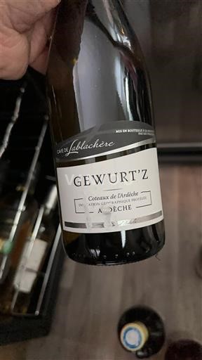 Alps and Rhodanian Region Coteaux de l'Ardèche Cave de Lablachère Gewurt'z Non-Vintage