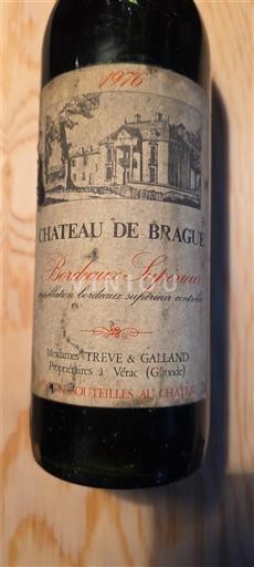 Bordeaux Bordeaux supérieur Château Brague 1976