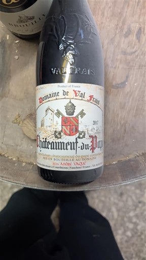 Rhônedalen Châteauneuf-du-Pape Domaine Val Frais 2016