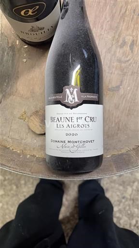 Weine Rouge sec Les Aigrots Domaine Monchovet 2020 Frankreich Burgund Beaune AOC Premier Cru