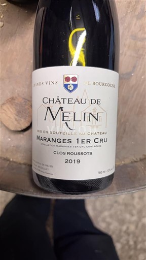 Burgundsko Maranges Premier Cru Château Melin Clos Roussots 2019