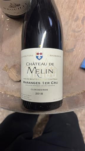Burgundsko Maranges Premier Cru Château Melin Clos des Rois 2018