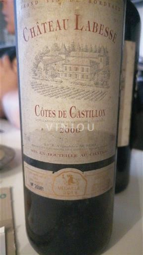 Bordeaux Ospecificerad Château Labesse 2000