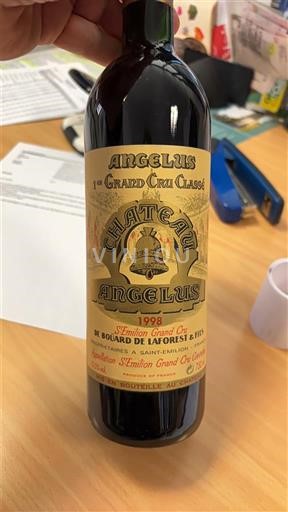Bordo Сент-Емилион Гранд Кру Château Angélus 1998