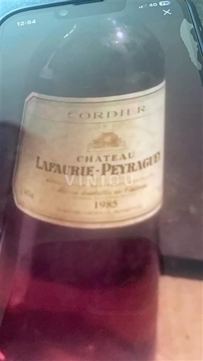 Bordeaux Sauternes Premier Cru Château Lafaurie-Peyraguey 1988