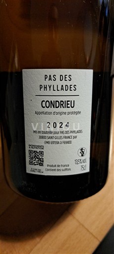 Údolí Rhôny Condrieu Pas des Phyllades 30€ par le CE 2024