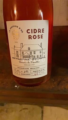 Sparkling Wines Rosé doux Domaine Froncelles 2023 France Normandy Vin de France