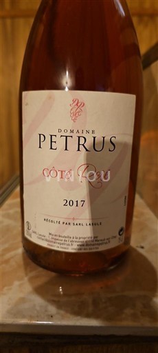 South West Domaine Petrus Côté Rosé 2017