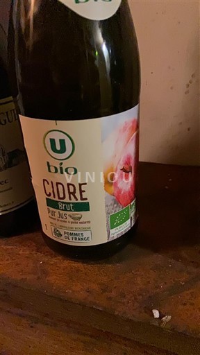 Víno Rouge sec Cidre Brut Pur Jus U Bio Non millésimé Francie Normandie Vin de France