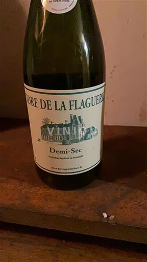 Wines Rouge demi-sec Cidre de la Flaguerie Non millésimé France Normandy Vin de France