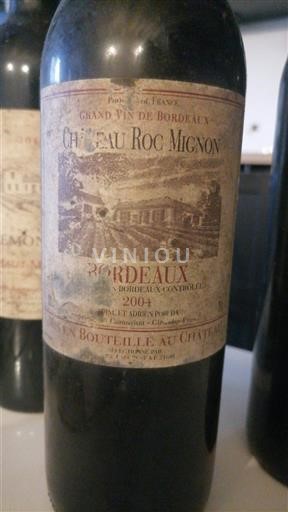 Burdeos Bordeaux Château Roc Mignon 2004