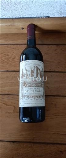 Bordeaux Côtes de Bordeaux Château Ricaud 1990