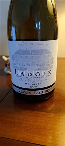 Borgoña Ladoix Sylvain Loichet Bois de Gréchons Monopole 2019