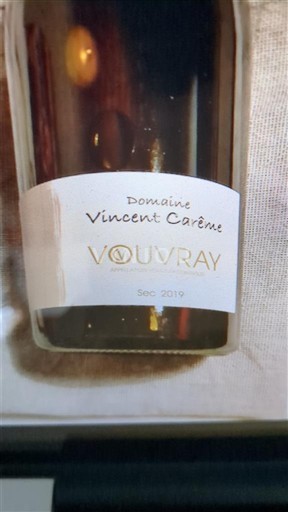 Loiren laakso Vouvray Domaine Vincent Carême 2019